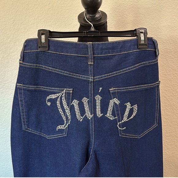 Juicy Couture Women's Wide leg Blue Jeans - Picture 4 of 10